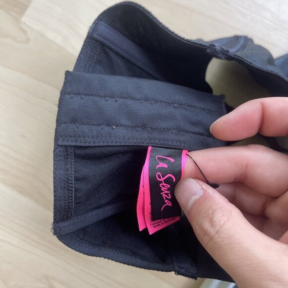NEW La Senza Unlined Bra Top All Black Sexy Corset Bustier Sexy All Sz XS-XL - Picture 11 of 16